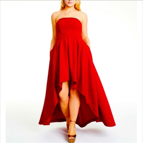 Speechless red high low dress - Picture 5 of 7